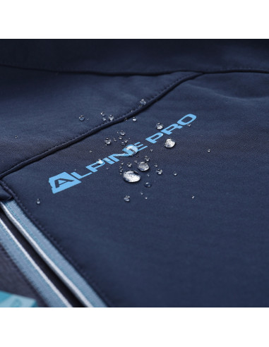 Men´s softshell jacket LANC mood indigo