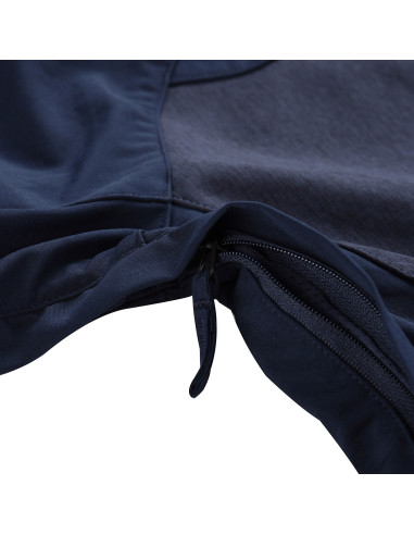 Vīriešu pārgājienu softshell jaka LANC tumši zils
