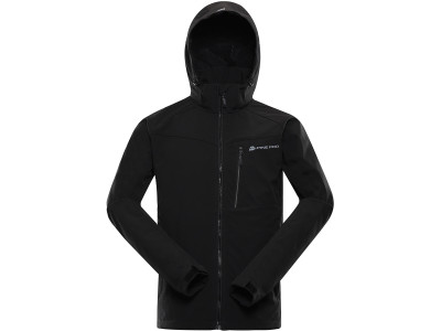 Vīriešu pārgājienu softshell jaka LANC melns