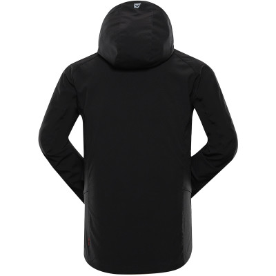Vīriešu pārgājienu softshell jaka LANC melns 2