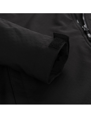 Vīriešu pārgājienu softshell jaka LANC melns