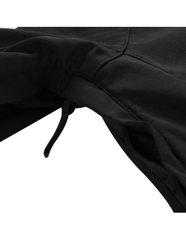 Vīriešu pārgājienu softshell jaka LANC melns