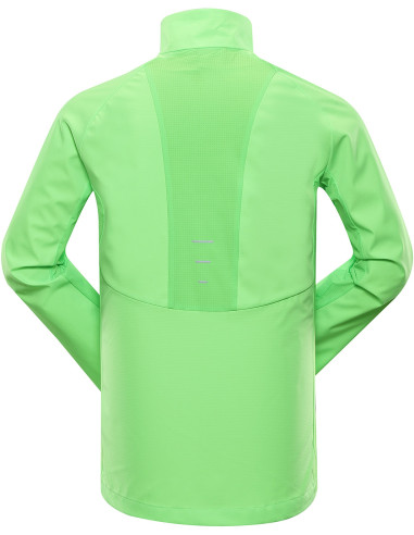 Men´s sports softshell jacket MULT neon green gecko