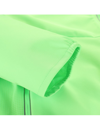 Men´s sports softshell jacket MULT neon green gecko