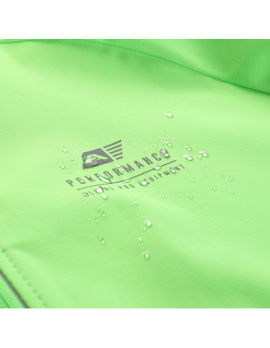 Vīriešu sporta softshell jaka MULT neona zaļš