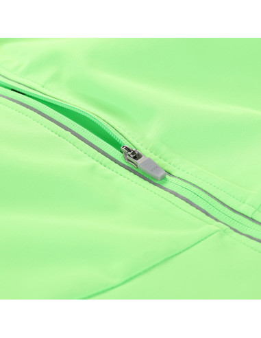 Men´s sports softshell jacket MULT neon green gecko