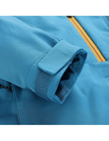 Vīriešu pārgājienu softshell jaka ZORR līča zils