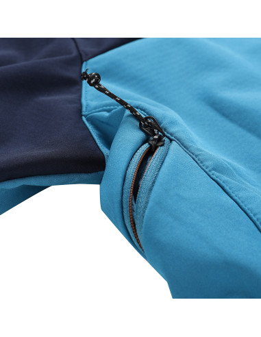 Vīriešu pārgājienu softshell jaka ZORR līča zils