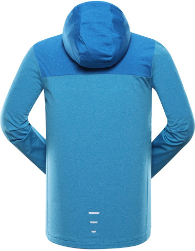 Men´s performance sweatshirt FANC neon atomic blue