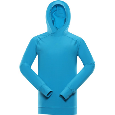 Men´s performance sweatshirt LIGHT neon atomic blue