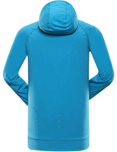Men´s performance sweatshirt LIGHT neon atomic blue