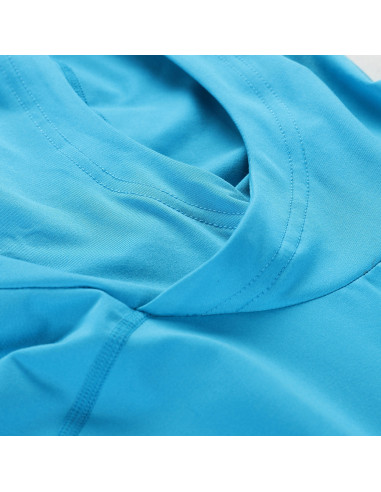 Men´s performance sweatshirt LIGHT neon atomic blue