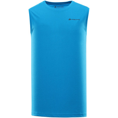 Men´s outdoor T-shirt QARET neon atomic blue