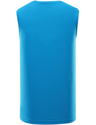 Men´s outdoor T-shirt QARET neon atomic blue