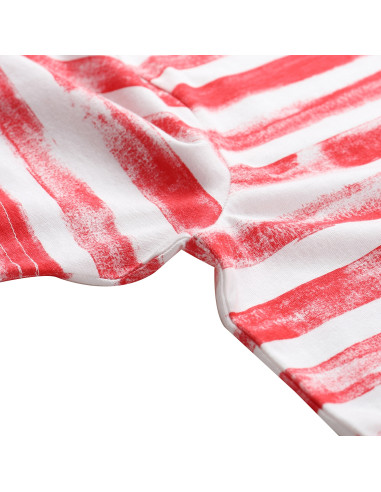 Men´s casual T-shirt WATER flame scarlet