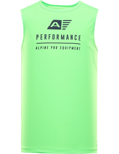 Men´s performance T-shirt MIXED neon green gecko