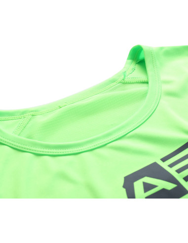 Men´s performance T-shirt MIXED neon green gecko
