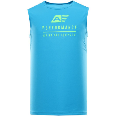 Men´s performance T-shirt MIXED neon atomic blue