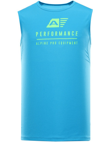 Men´s performance T-shirt MIXED neon atomic blue