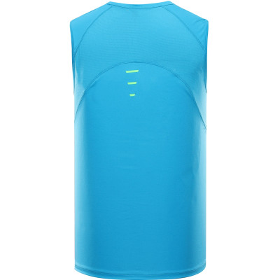 Men´s performance T-shirt MIXED neon atomic blue 2