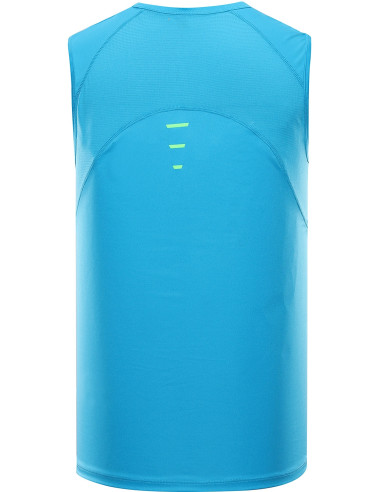 Men´s performance T-shirt MIXED neon atomic blue