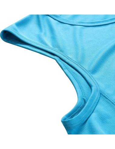 Men´s performance T-shirt MIXED neon atomic blue