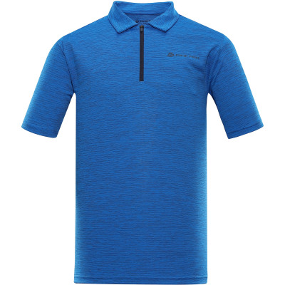 Men´s outdoor polo DONN electric blue lemonade