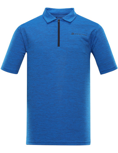 Men´s outdoor polo DONN electric blue lemonade