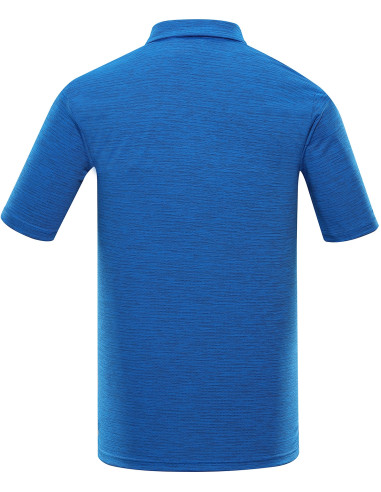 Men´s outdoor polo DONN electric blue lemonade