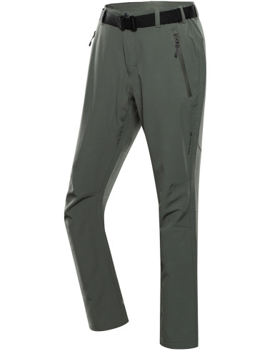 Vīriešu pārgājienu softshell bikses NUTT olīvu