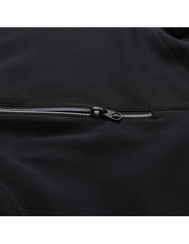 Vīriešu pārgājienu softshell kapri WEDER melns