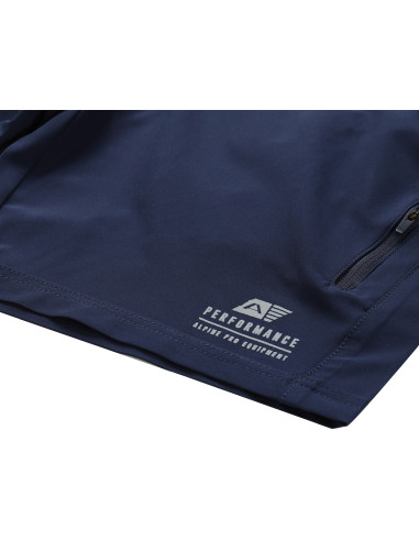 Men´s performance softshell shorts COL mood indigo