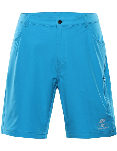 Men´s performance softshell shorts COL neon atomic blue