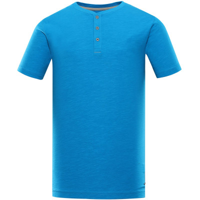 Men´s casual T-shirt LIHUQ neon atomic blue