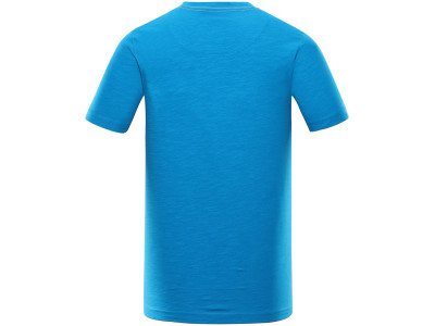 Men´s casual T-shirt LIHUQ neon atomic blue
