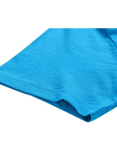 Men´s casual T-shirt LIHUQ neon atomic blue