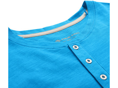 Men´s casual T-shirt LIHUQ neon atomic blue