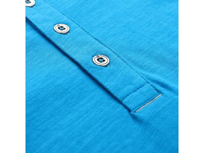 Men´s casual T-shirt LIHUQ neon atomic blue