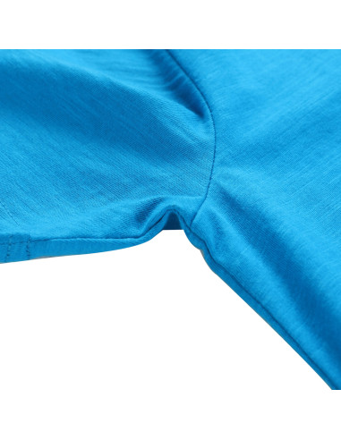 Men´s casual T-shirt LIHUQ neon atomic blue