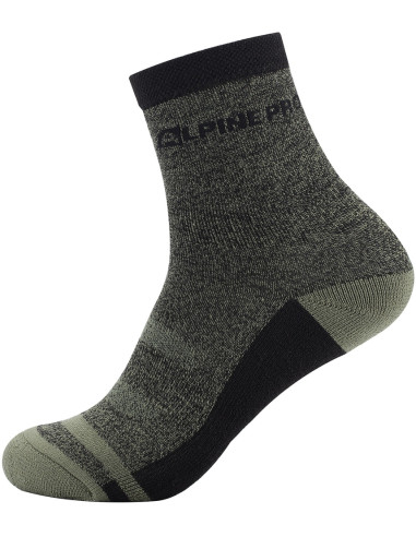 Unisex outdoor socks GENTIN 2 olivine