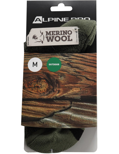 Unisex pārgājienu zeķes GENTIN 2 olīvu