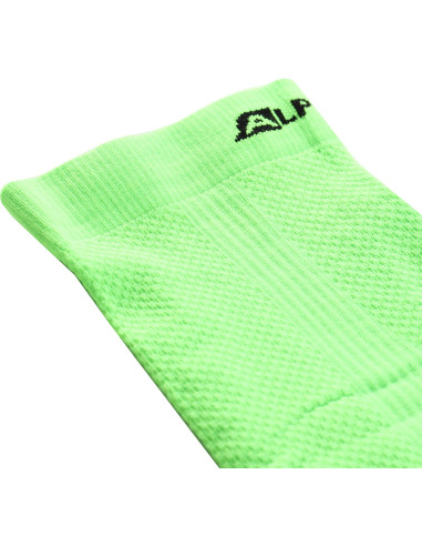 Unisex performance socks REDOVICO 2 neon green gecko