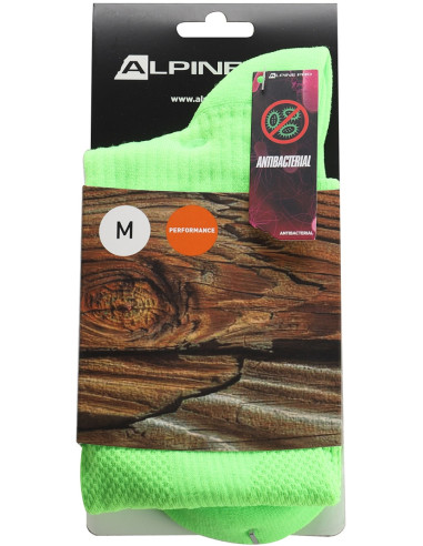 Unisex performance socks REDOVICO 2 neon green gecko