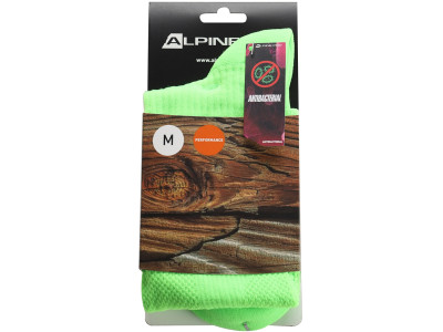 Unisex performance socks REDOVICO 2 neon green gecko