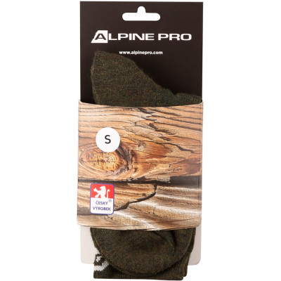 Unisex outdoor socks MERIDE olivine 2