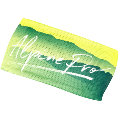 Unisex outdoor headband MUSA 2 neon green