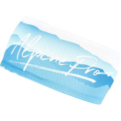 Unisex outdoor headband MUSA 2 neon atomic blue