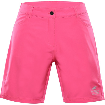 Women's performance softshell shorts COLA neon knockout pink