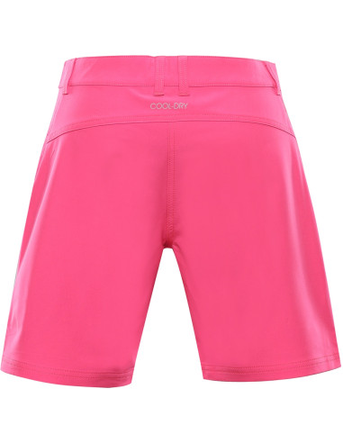 Women's performance softshell shorts COLA neon knockout pink