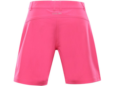 Women's performance softshell shorts COLA neon knockout pink